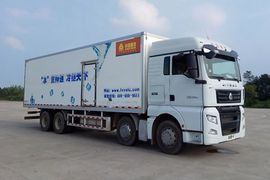 重汽济专(绿叶牌)重汽汕德卡底盘冷藏车