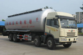 湖北楚胜青岛解放底盘粉粒物料运输车