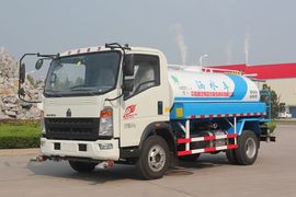 重汽济专(绿叶牌)重汽HOWO轻卡底盘洒水车/喷洒车