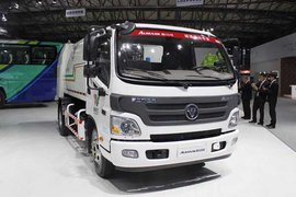 华林福田欧马可底盘垃圾运输车
