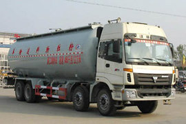 湖北程力(程力威牌)福田欧曼底盘粉粒物料运输车