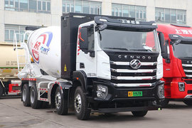 上汽红岩杰虎混凝土搅拌车