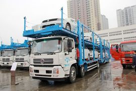 中集东风商用车底盘中置轴车辆运输车