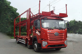 青岛解放JK6中置轴车辆运输车