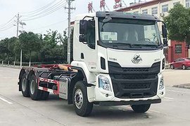 湖北帝成(帝王环卫牌)东风柳汽乘龙底盘垃圾运输车